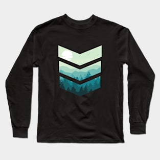 Arrows lansdscape Long Sleeve T-Shirt